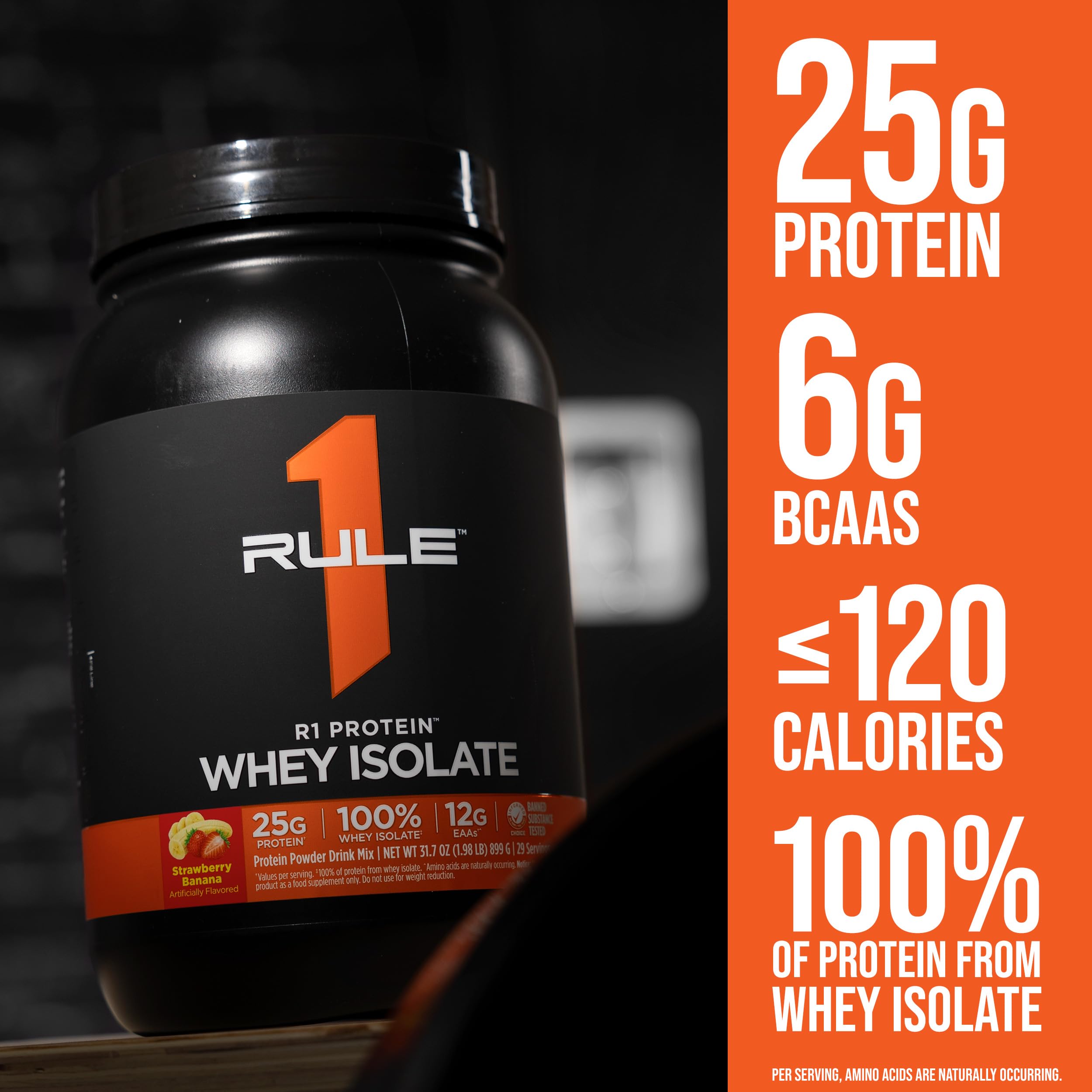 Préparation rapide: mélange Rule 1 Proteins R1 Whey Isolate avec un liquide froid.