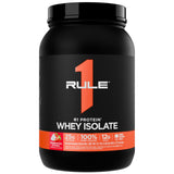 Rule 1 R1 Protein Whey Isolate – bouteille 2 lb fraises crème, récupération après séance