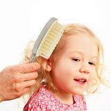Brosse RUMIUSE démêlage doux pour cheveux épais des tout-petits.