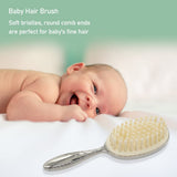 Brosse RUMIUSE avec poils souples garantissant un brossage sans tiraillement.