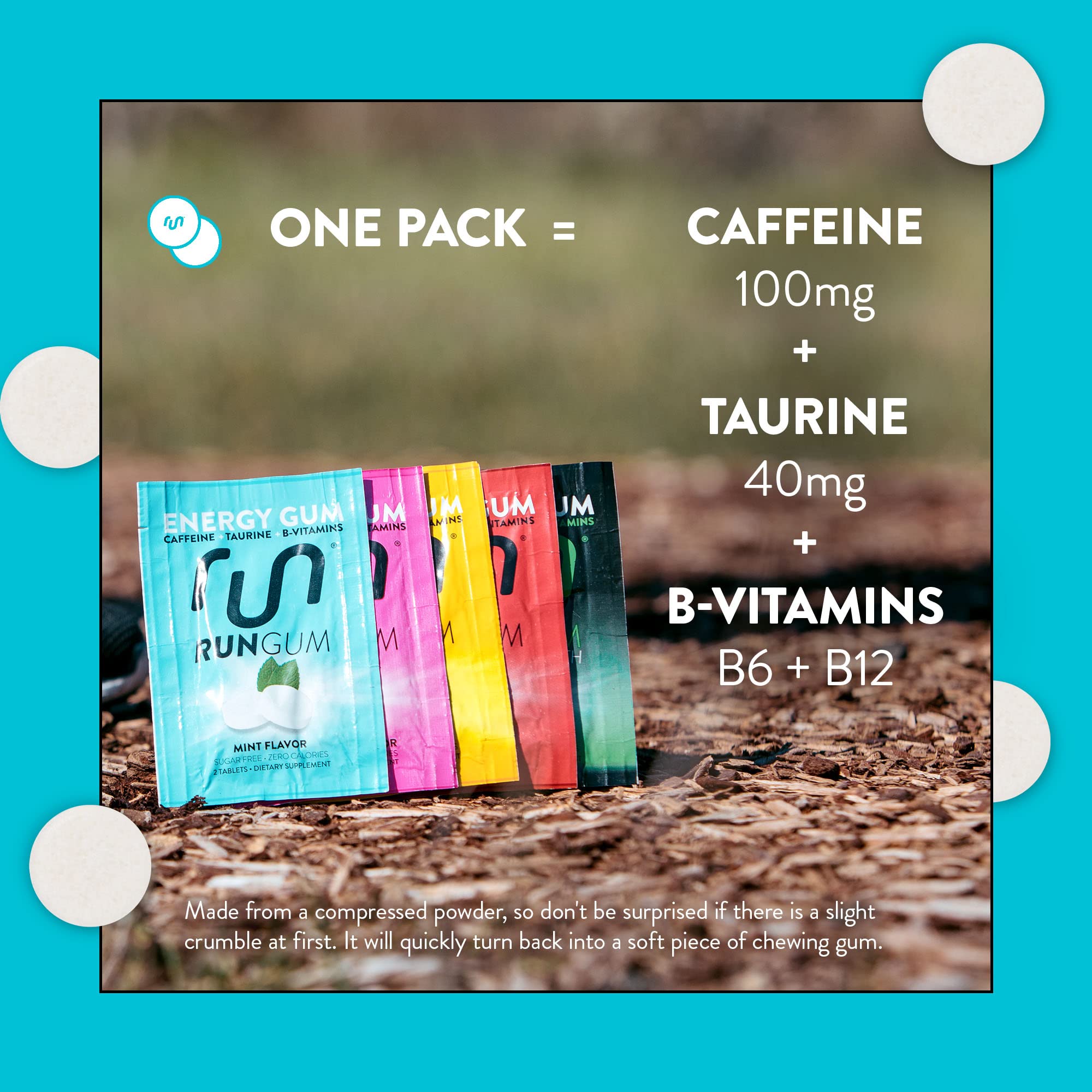 Run Gum formulation au xylitol offrant une douceur sans apport calorique