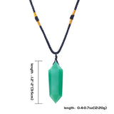 Runyangshi pendentif aventurine verte détail gemme, chic discret et harmonie.