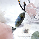 Bijou Runyangshi en Labradorite unique, cadeau idéal pour les passionnés de cristaux.
