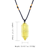 Runyangshi Citrine – détail face brillante, reflet élégant pour toutes les occasions