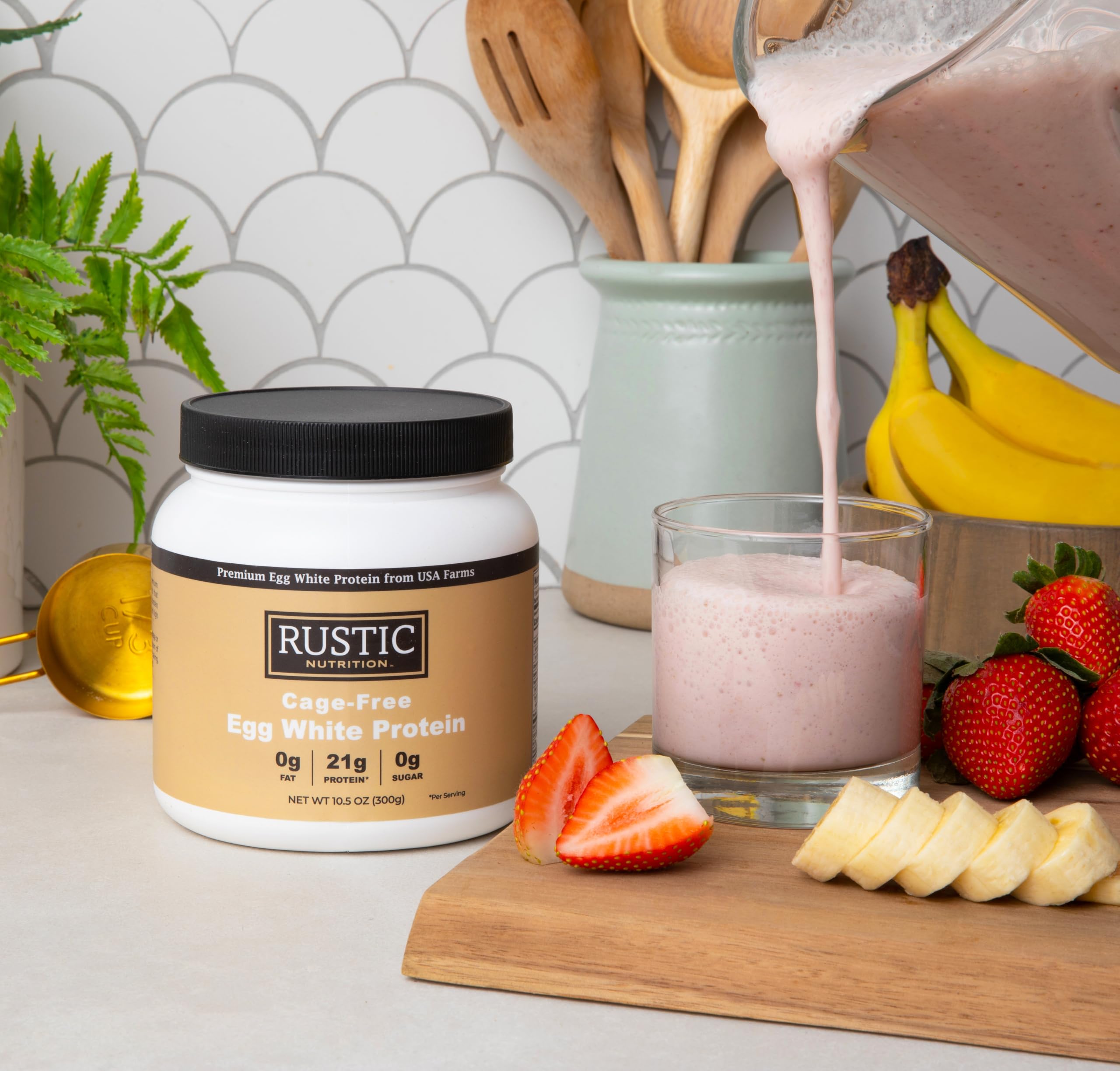 Rustic Nutrition œufs cage-free USA, élevage responsable et traçabilité.