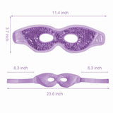 Écrin et accessoires du masque yeux gel Ruzzut pour le rangement.