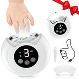 RVDU coupe-ongles électrique 2-en-1 en gros plan, pratique pour tous âges.