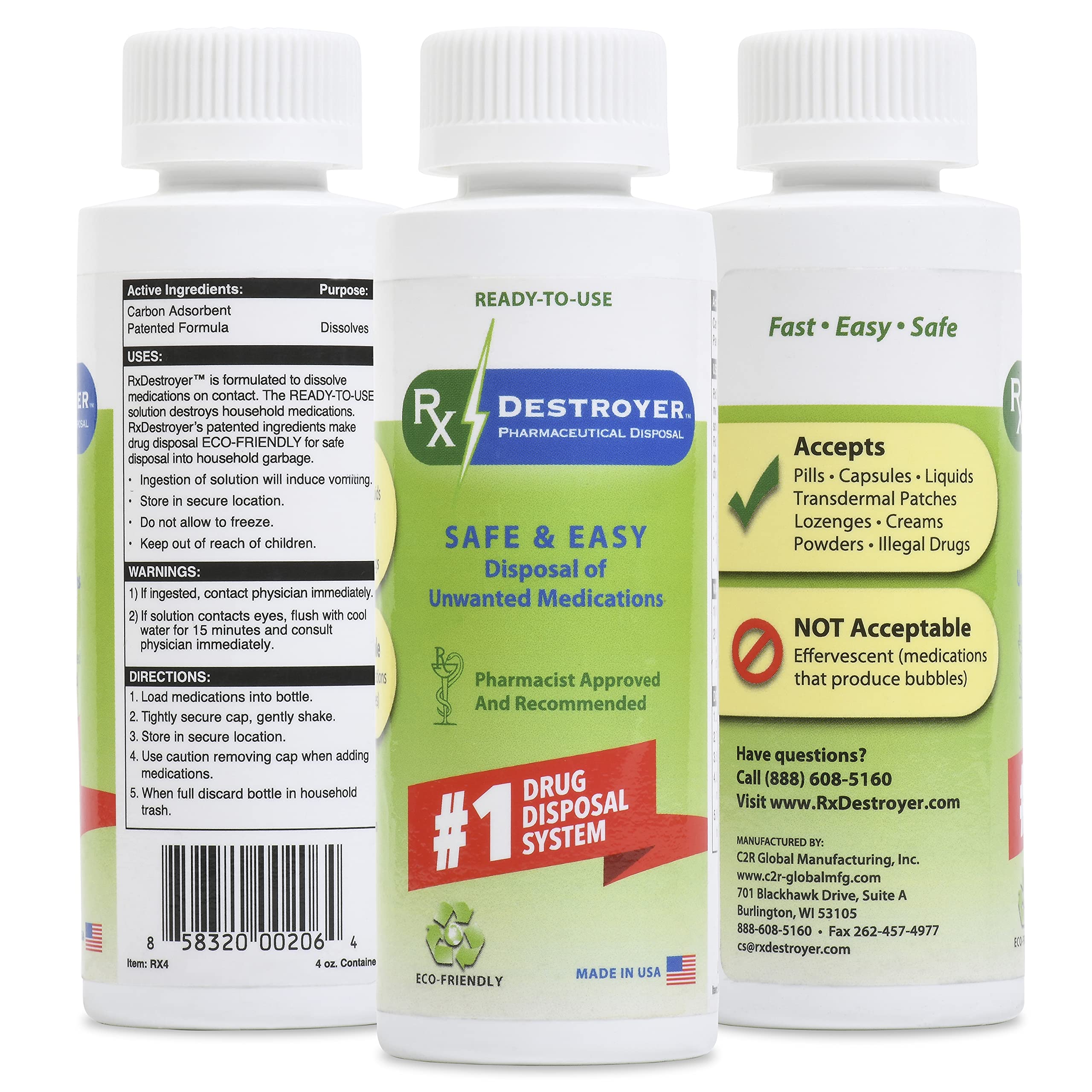 RX DESTROYER RX4 – mise en service facile, idéal en domicile et bureaux.