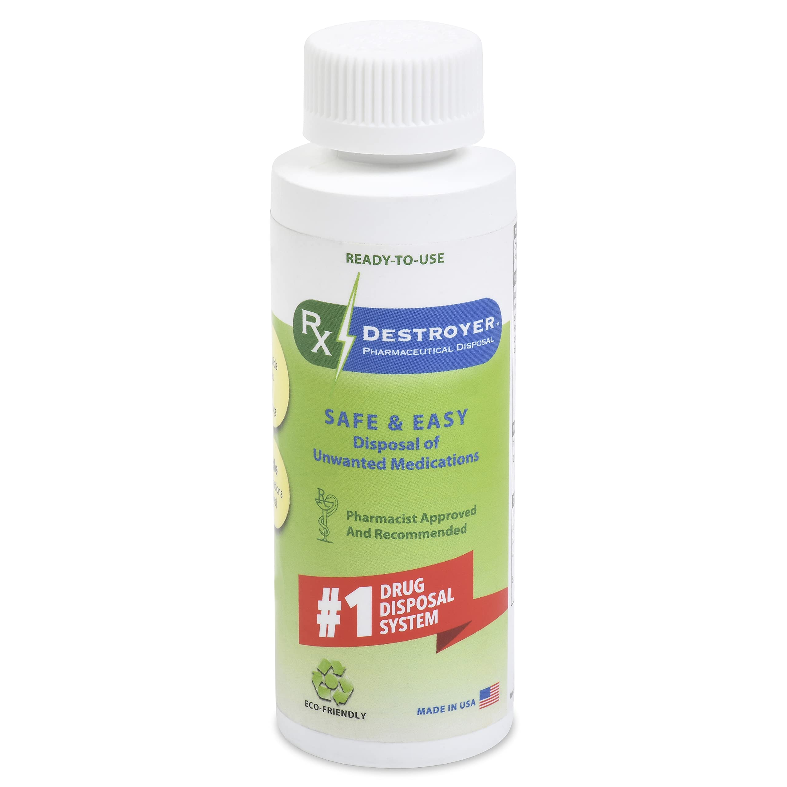 RX DESTROYER RX4 – bouteille prête à utiliser, désactivation domestique facilitée.
