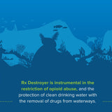 Rx Destroyer, utilisation domestique discrète et sûre pour l’élimination.