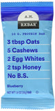RXBAR Barre Protéinée Bleuets — emballage pratique pour le matin.