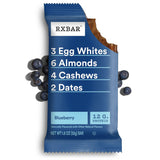 RXBAR barres myrtilles avec amandes et noix pour texture et croquant.