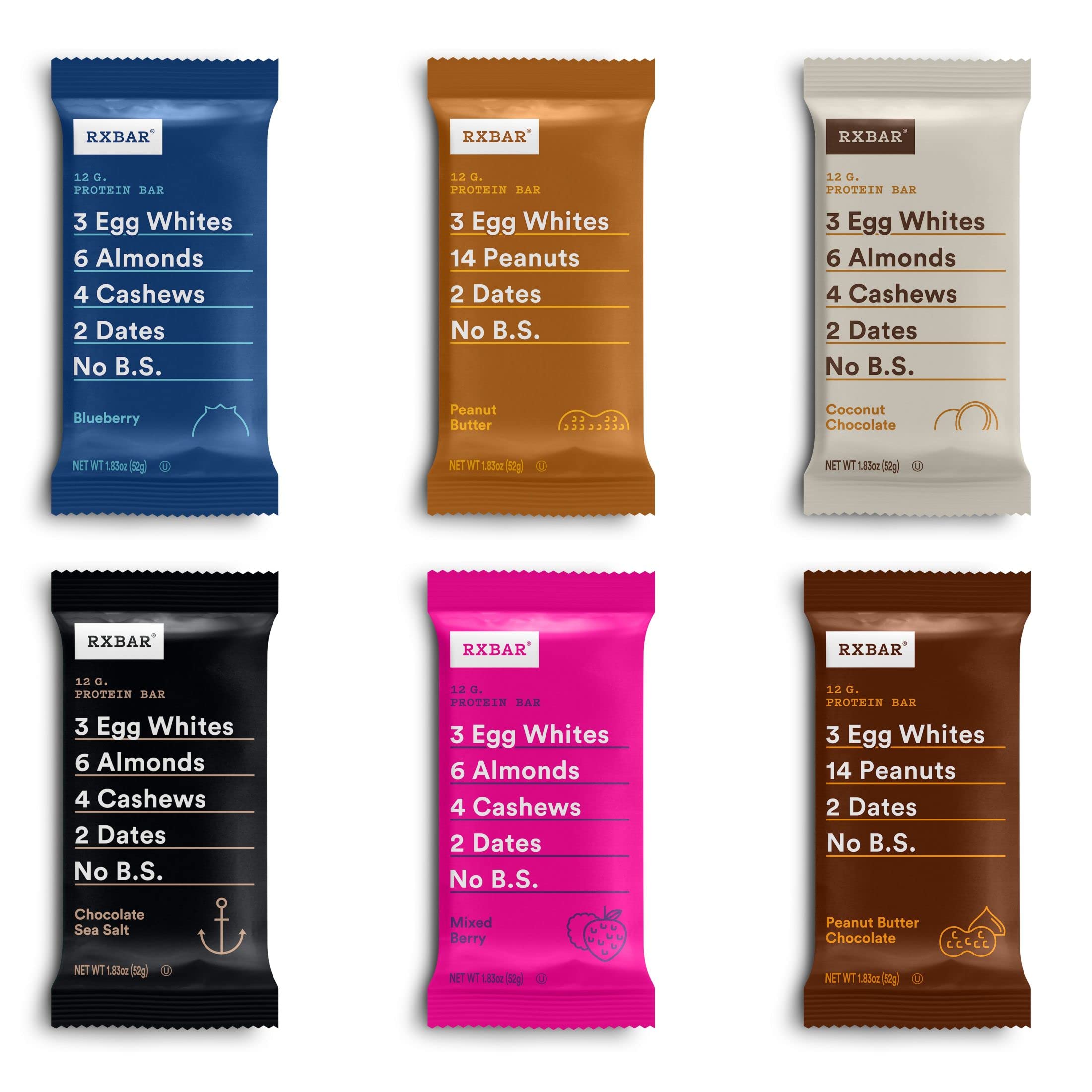 RXBAR Chocolat et Sel de Mer – barre protéinée pratique pour les déplacements.