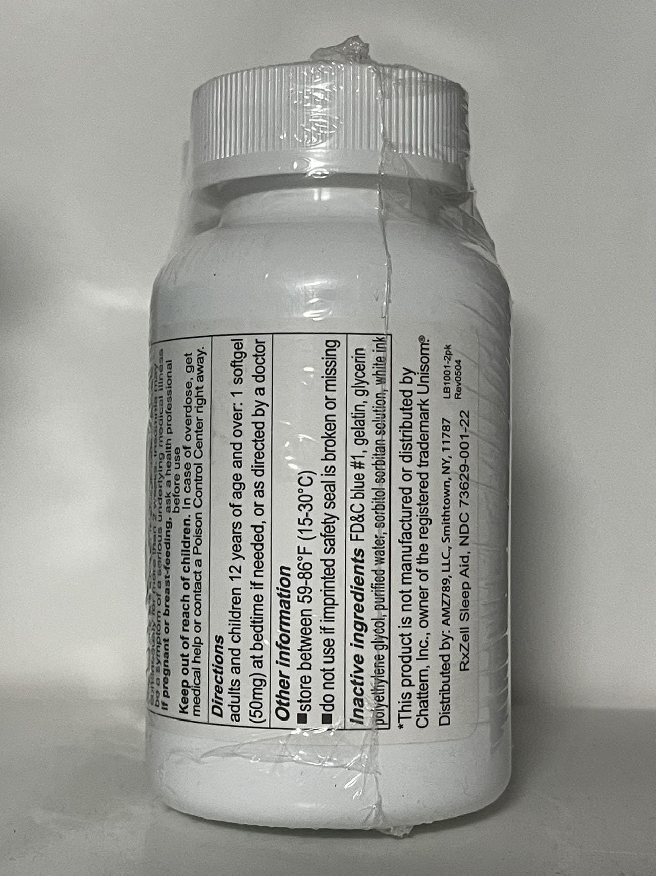 RXZELL contrôle qualité sommeil pour une utilisation fiable.