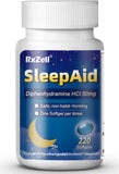 RXZELL gélules molles Sommeil, bouteille prête pour une routine reposante.