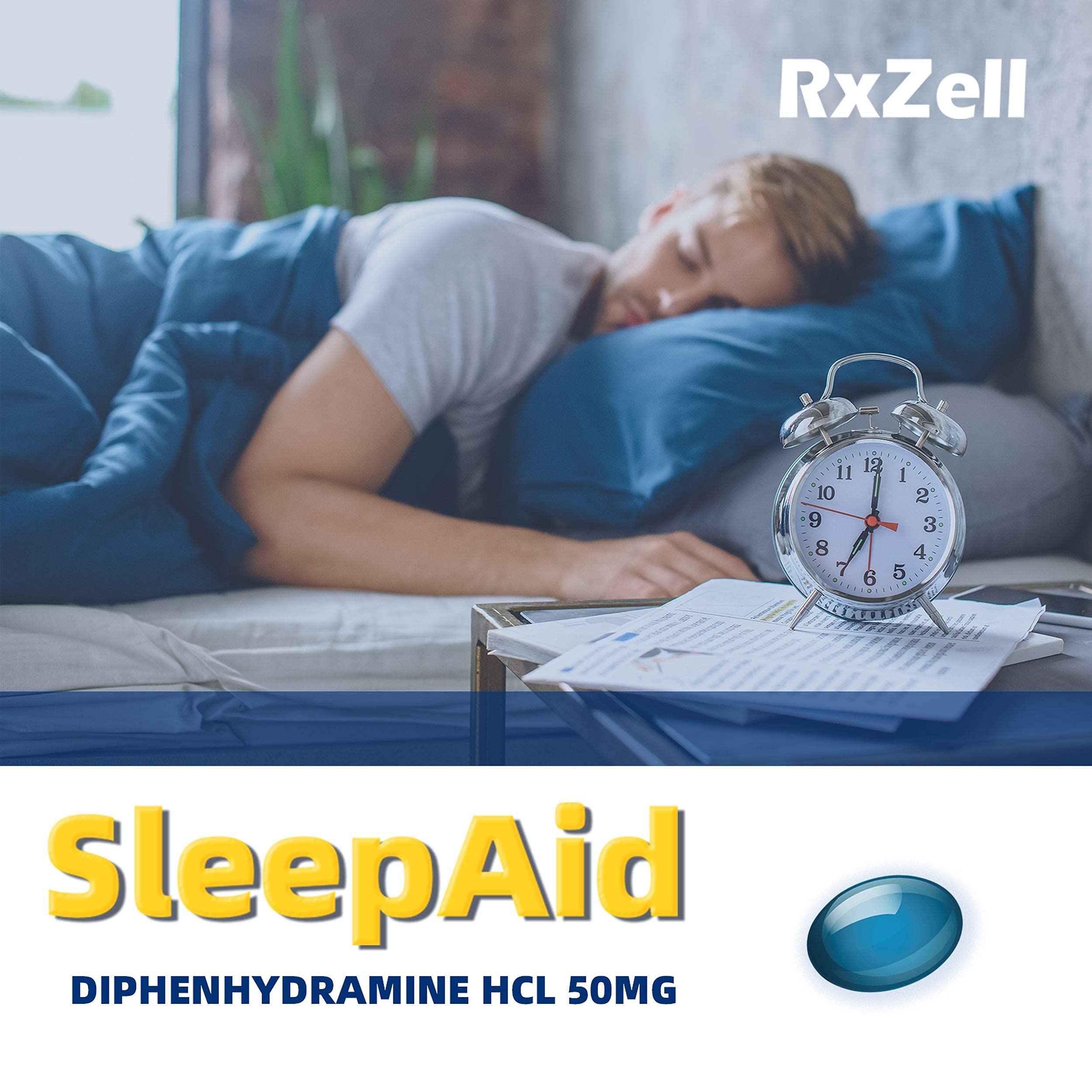 RXZELL gélules molles Sommeil, tableau de dosage simplifiant l'utilisation.