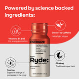 Ryde Saveur Tropicale: goût tropical naturel pour énergie durable.