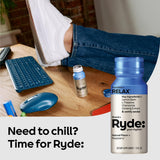 Ryde Relax Shot format portable, facile à emporter et utiliser en déplacement.