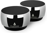 Système Rylaxtones avec bol tibétain électronique pour méditation immersive.
