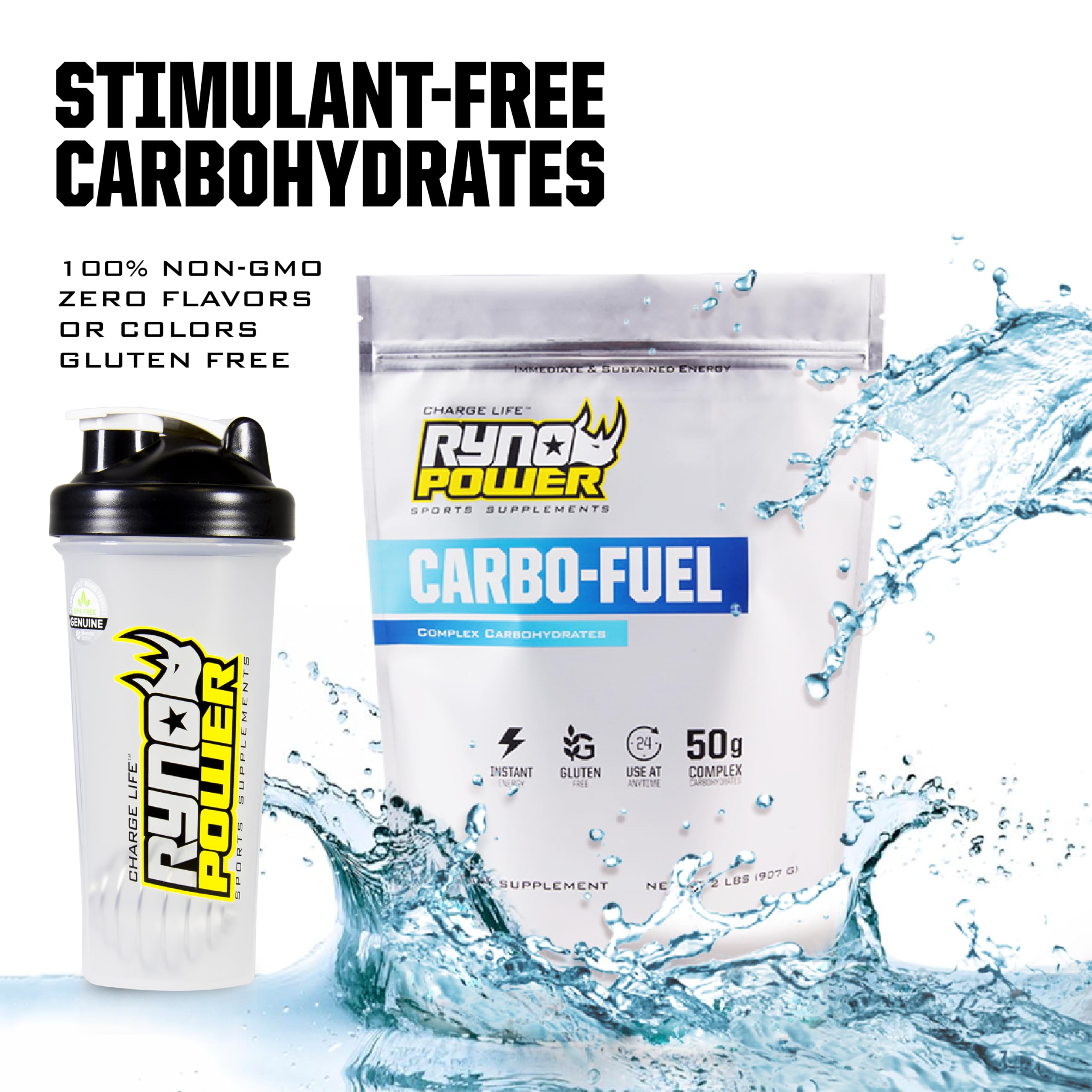 Boite Carbo-Fuel de 2 lb, 20 portions pratiques sans stimulant.