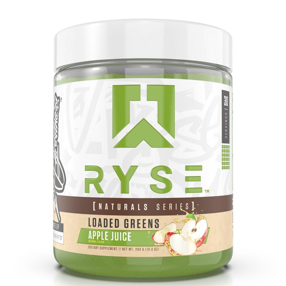 RYSE Loaded Greens : bouteille doseur prête à l'emploi pour une utilisation rapide.