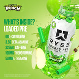 Boisson prête à boire Ryse Loaded Pre-Workout pour une utilisation rapide.