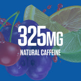 Étiquette Ryse Loaded indiquant plus de 300 mg caféine pour énergie équilibrée