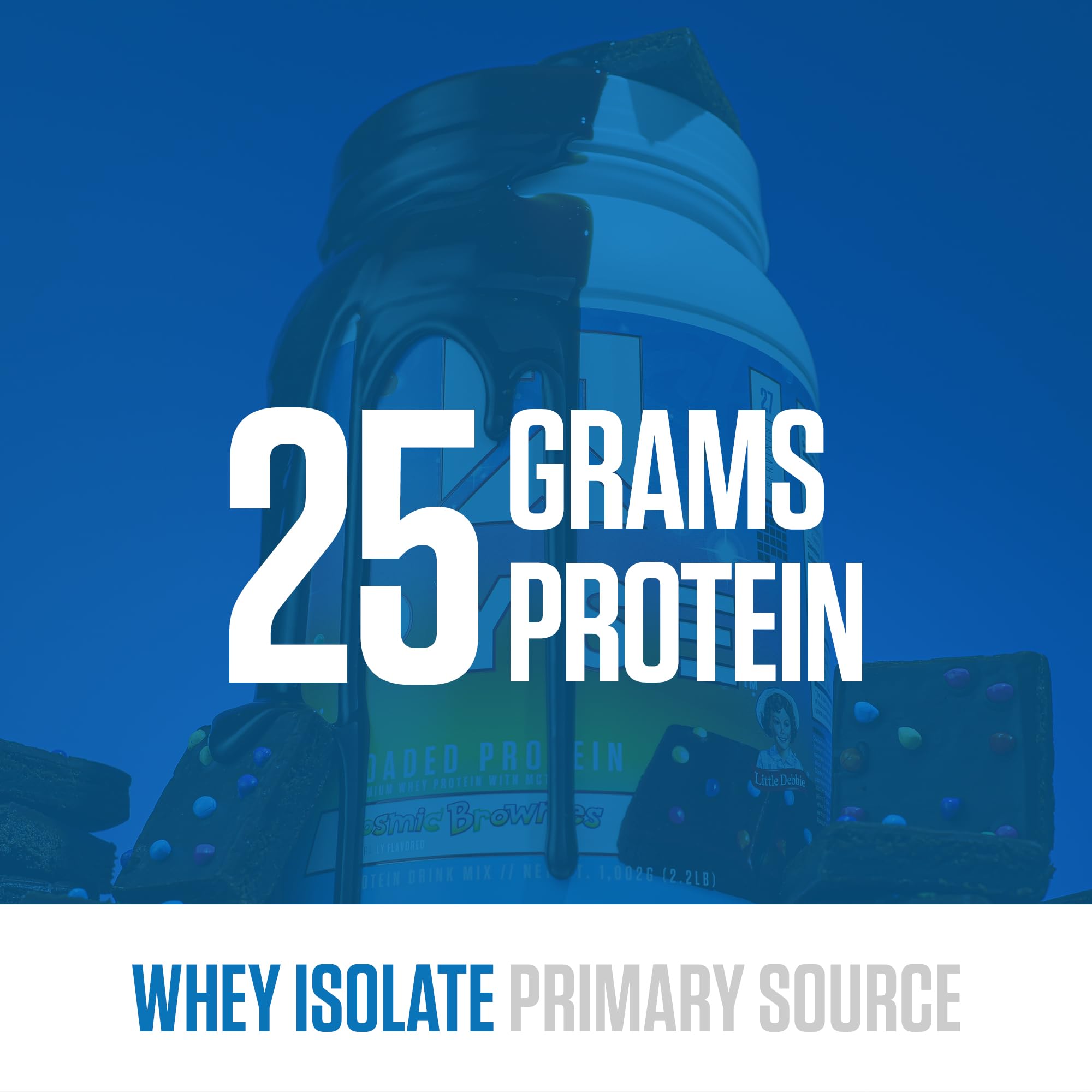 RYSE Loaded Protein Cosmic Brownie – prébiotiques pour soutien digestif