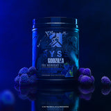 RYSE Godzilla X Noel Deyzel portion emballage bleu-framboise pour utilisation pratique