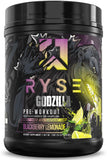 RYSE Godzilla Noel Deyzel, bouteille pré-workout prête pour l'énergie instantanée.