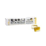 Scène hivernale avec Ryukakusan gouttes au miel et lait.