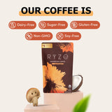 RYZE SUPERFOODS Café: préparation instantanée, énergie rapide à domicile ou au bureau