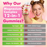 Gommes Saajoor Magnésium Complexe, sans additifs artificiels pour consommation claire.