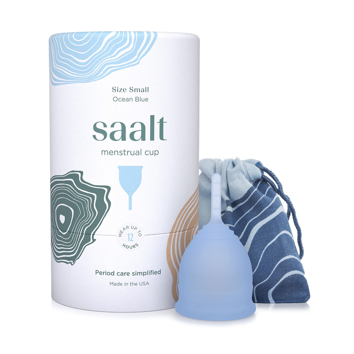 Saalt coupe menstruelle – ouverture facile facilitant l'insertion en douceur.