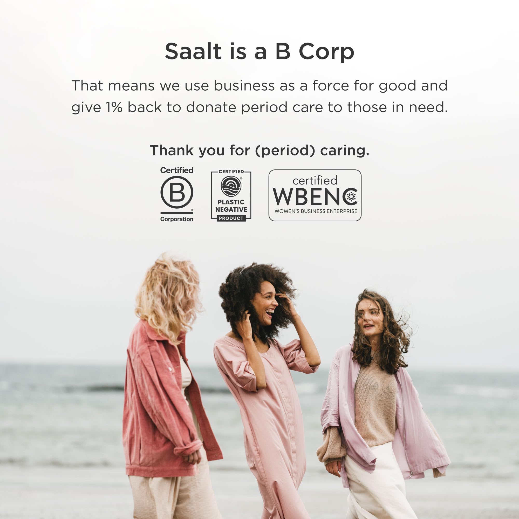 Saalt coupe menstruelle rose Himalaya près du corps, solution durable et réutilisable
