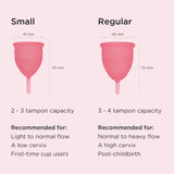 Saalt Coupe menstruelle voyage pratique, emportez moins de déchets jetables.