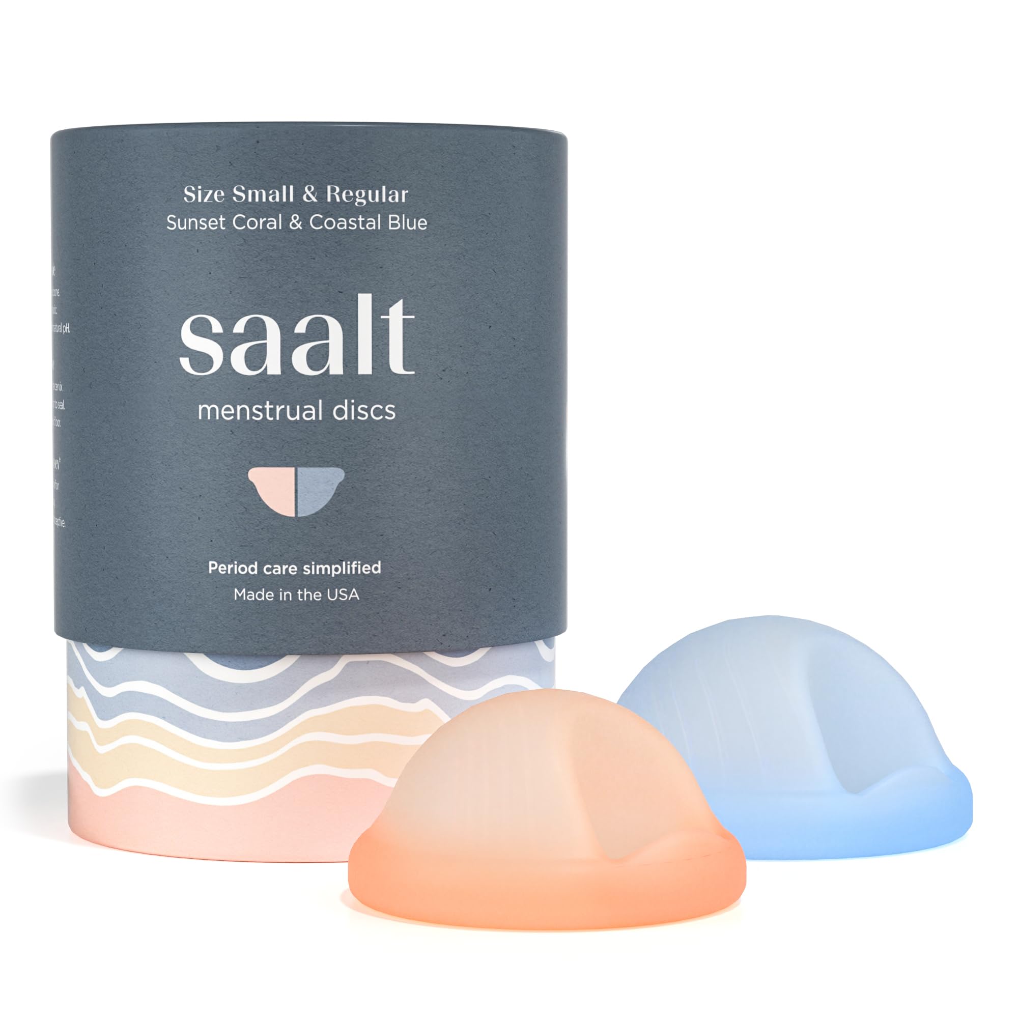 Saalt disque menstruel insertion facile pour confort tout au long de la journée