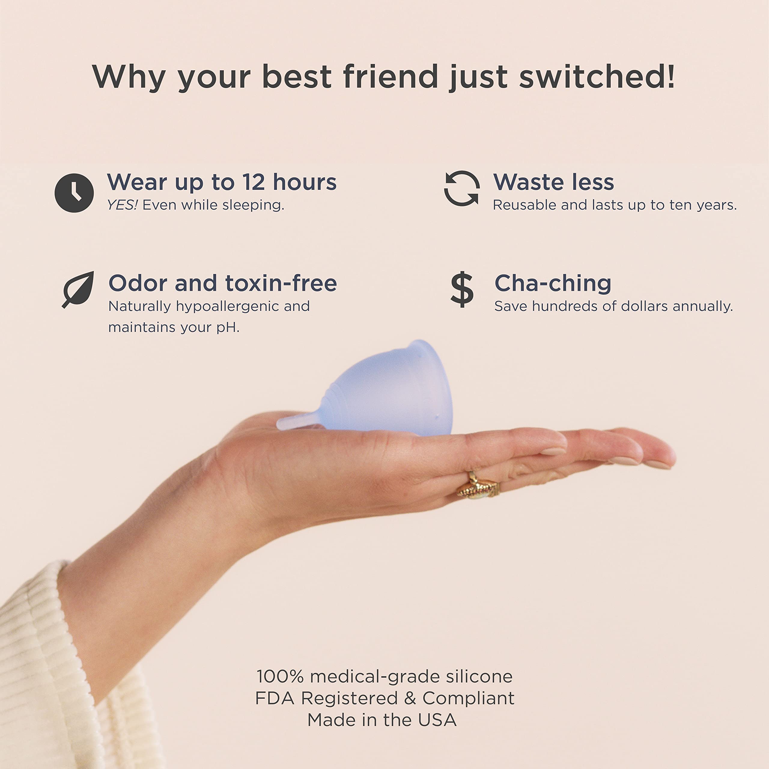 Silicone médical de Saalt haute gamme, flexible et fiable sur toute la période.