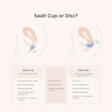 Utilisation quotidienne Saalt Soft Cup Desert Blush pendant activité sportive