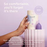 Saalt Soft Cup protection sans fuite tout au long de la journée.