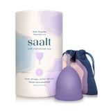 Saalt Soft Cup utilisation quotidienne pour une protection sans fuite.