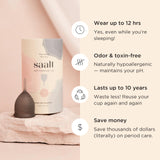 Saalt Soft cup offrant un ajustement doux et confortable toute la journée