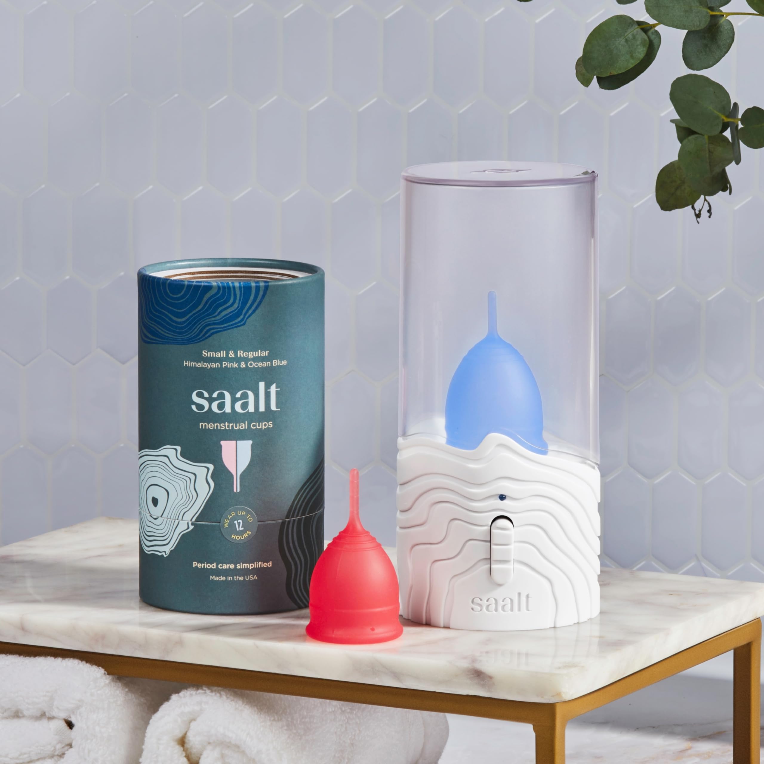 Saalt Steamer, compatibilité universelle avec les coupes menstruelles et disques.