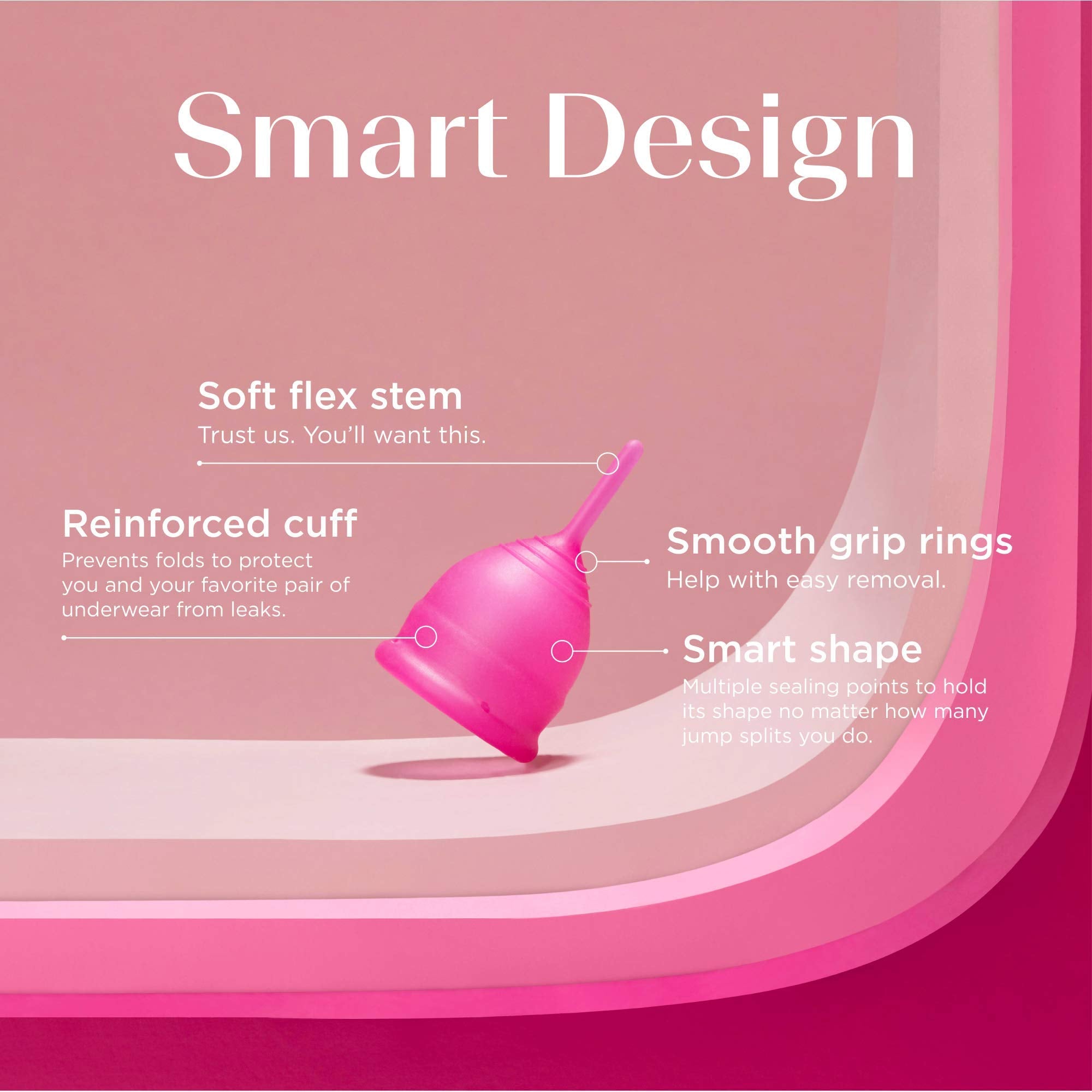 Saalt Teen Cup menstruelle réutilisable et écologique pour réduire les déchets.