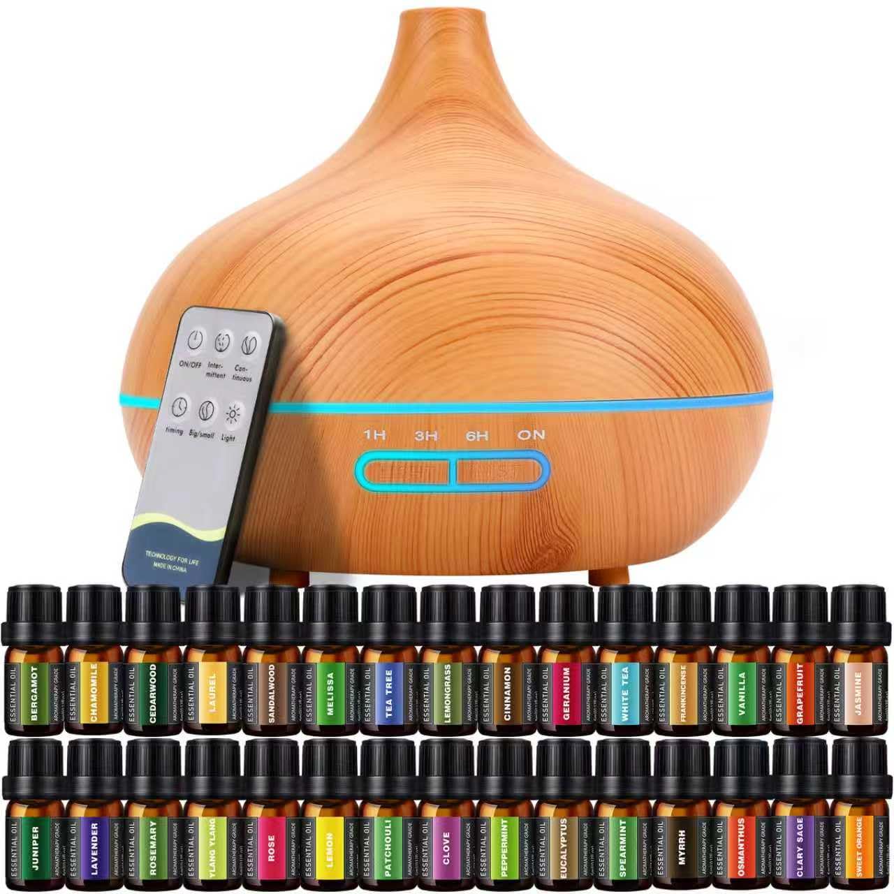 SACATR diffuseur aromathérapie 550 ml avec diffusion continue pour maison.