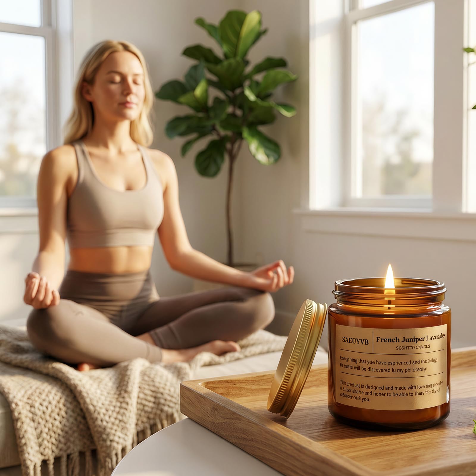 Ambiance SAEUYVB relaxante pour bain et yoga.