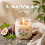 Bougie SAEUYVB Rose et Santal: décor élégant et arôme apaisant.
