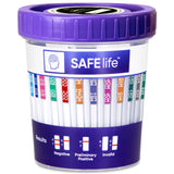 SAFE LIFE gobelet urine 13-panel pour tests simples à domicile ou en laboratoire.