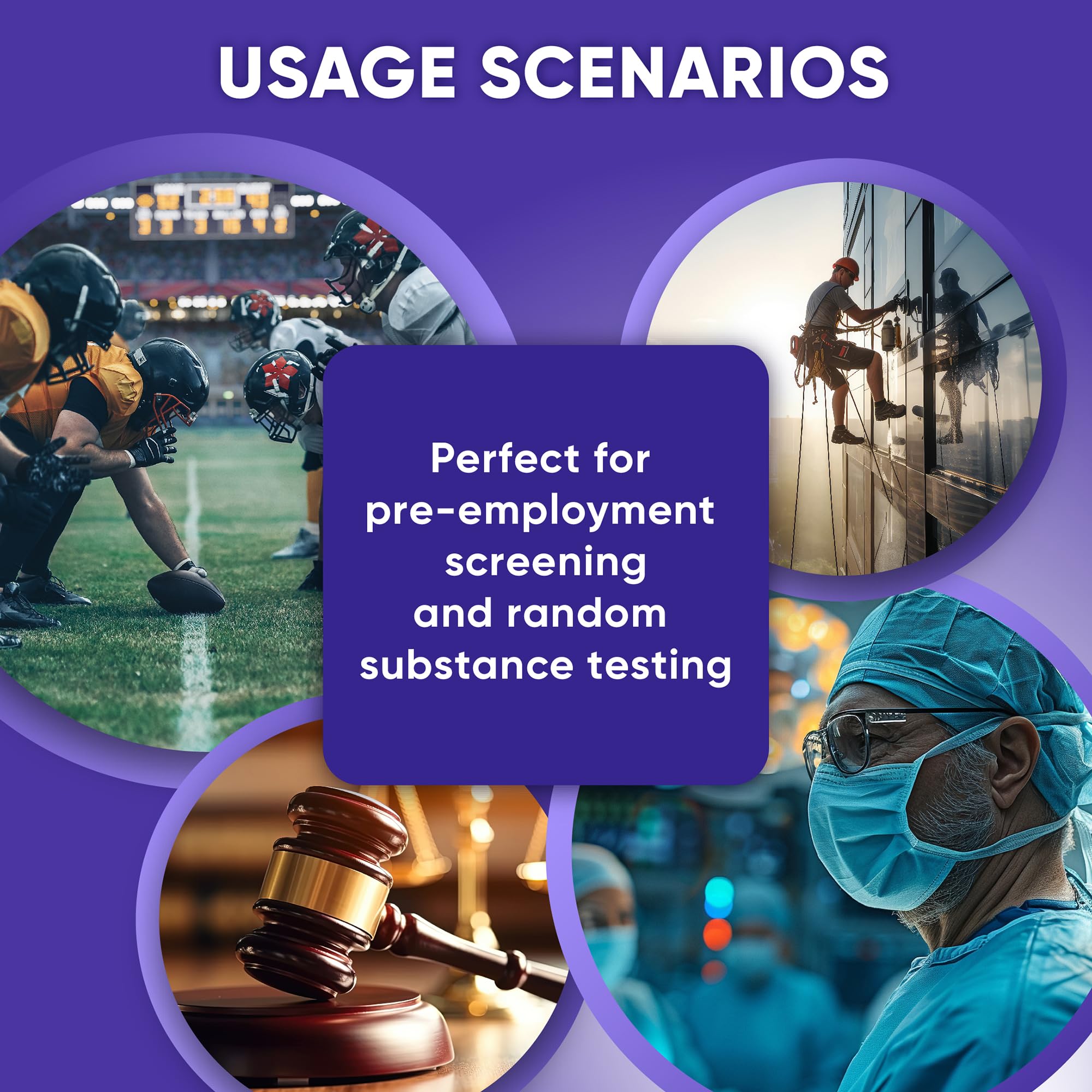 SAFE LIFE Dépistage pré-emploi – kit pratique.