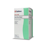 Safetec paquet 0,75 g proche d'une zone douloureuse pour un usage rapide